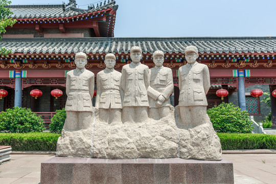 山东抗日根据地纪念馆雕塑