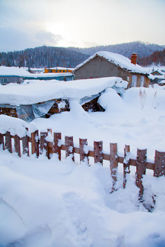 黑龙江省双峰林场雪乡