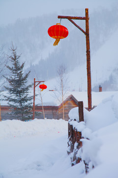 黑龙江省双峰林场雪乡