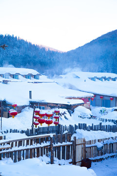 黑龙江省双峰林场雪乡