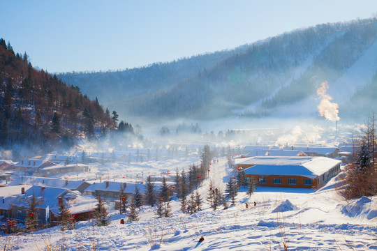 黑龙江省双峰林场雪乡