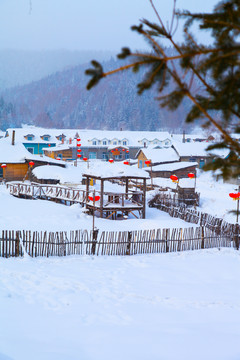 黑龙江省双峰林场雪乡