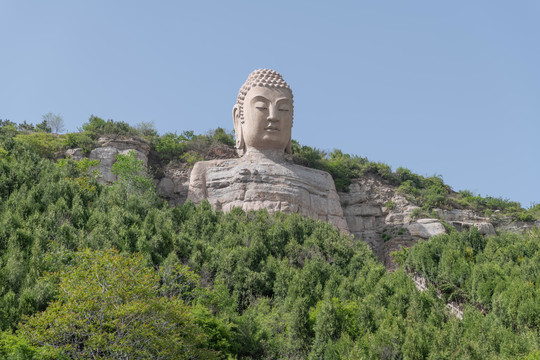 山西太原蒙山大佛