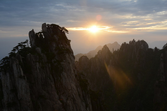 黄山日出