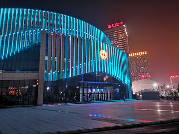 安阳两馆夜景