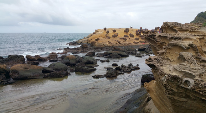 野柳地质公园海蚀地形