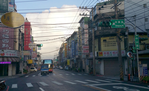 台湾桃园市新屋区街景