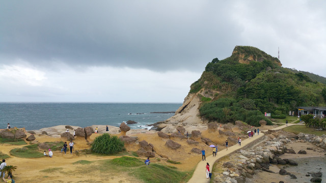 野柳地质公园海蚀地形