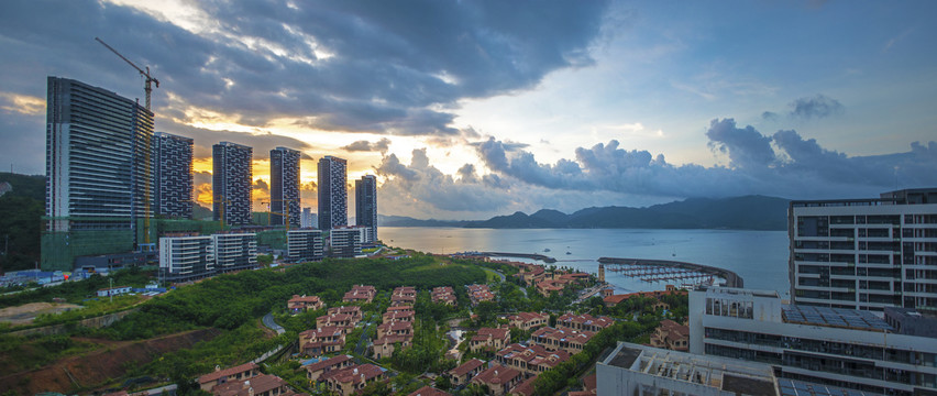 东部合正湾晨景