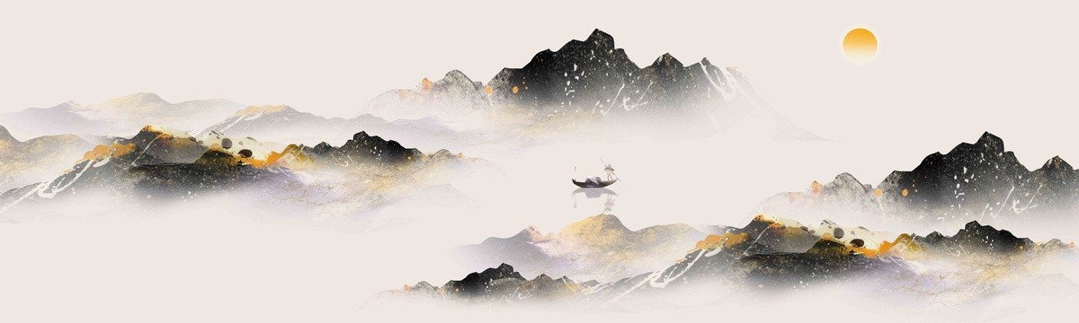 巨幅山水裝飾畫