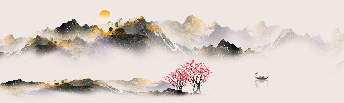 巨幅山水畫框