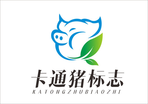 卡通豬的標志