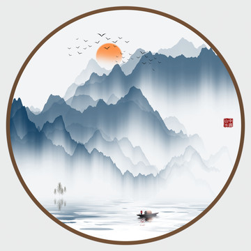 新中式水墨畫