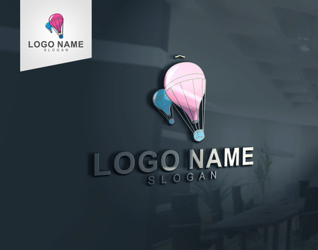 精美熱氣球logo商標