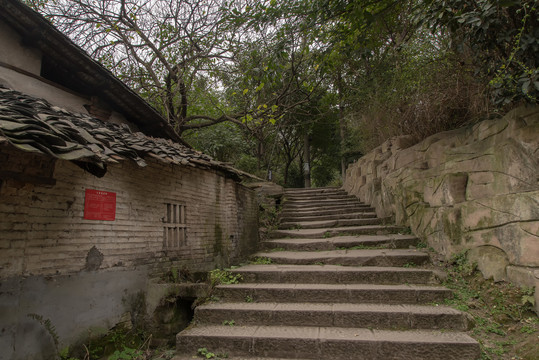 老重庆街道建筑