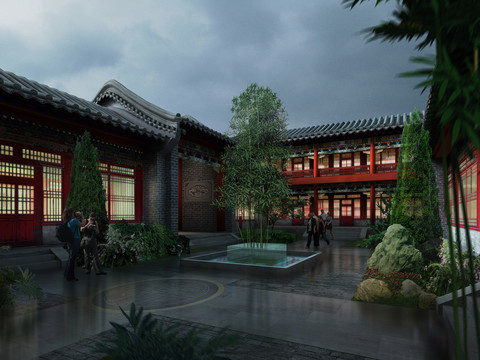 古建園林效果圖