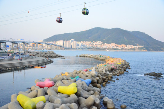 韩国釜山松岛天空步道