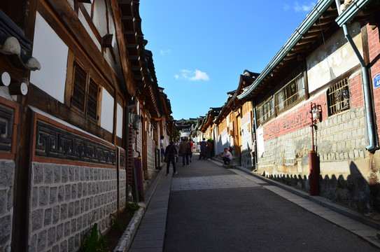 韩国首尔韩屋村