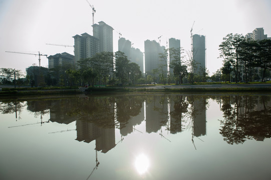 城市建设住宅建设建筑工地