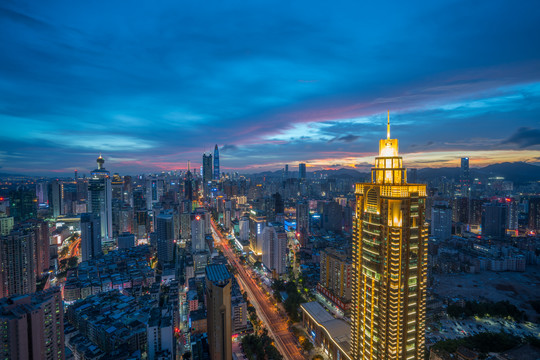 深圳全景夜景