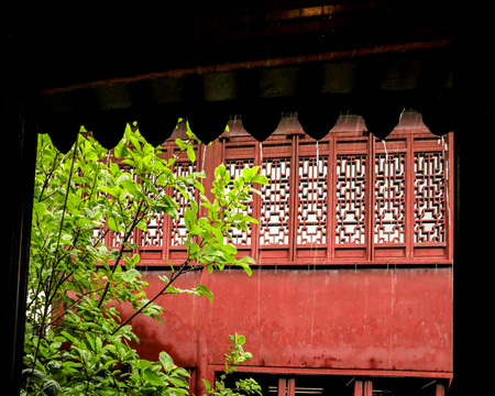 雨天屋檐