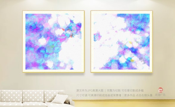 抽象無(wú)框畫(huà)