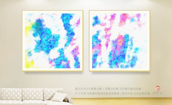 抽象油畫