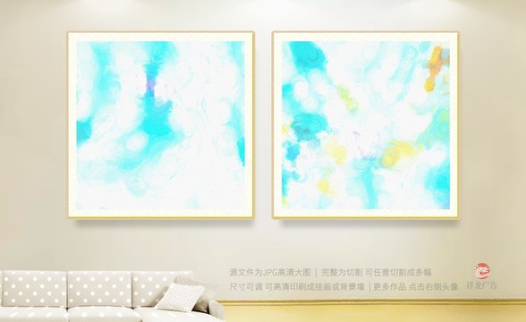 抽象油畫