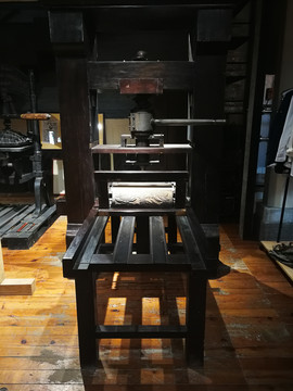 古代印刷机