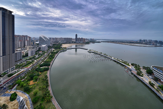 湛江金沙湾城市风光