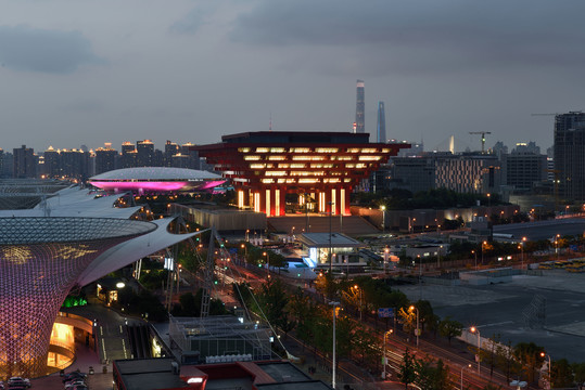 上海中华艺术宫夜景