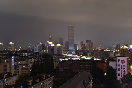 上海后滩夜景