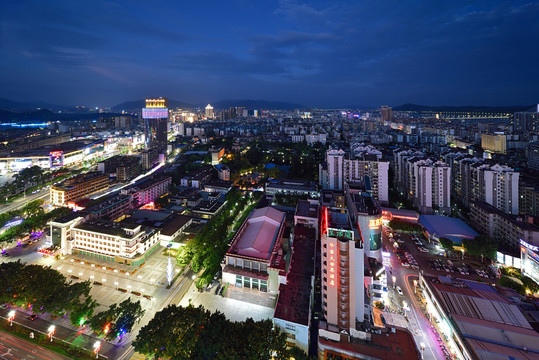 肇庆城市风光夜景