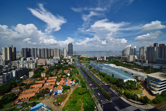 湛江金沙湾城市风光