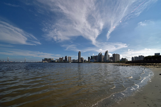 湛江金沙湾城市风光