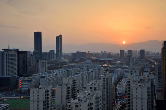 银川城市建筑风光