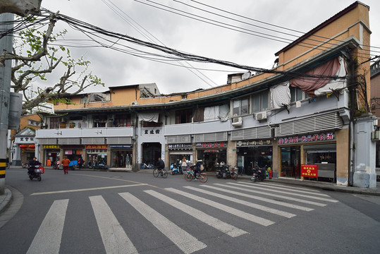 上海山阴路城市风光