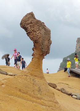 野柳地质公园海蚀地形