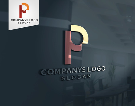 P字母公司logo