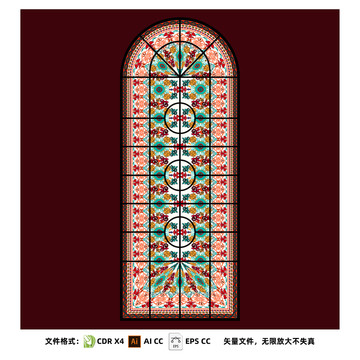 教堂玻璃圖案