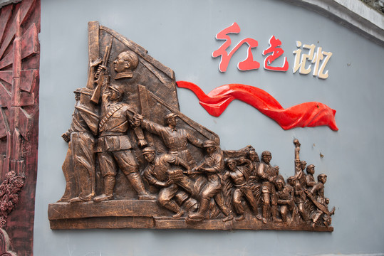红军英雄雕塑