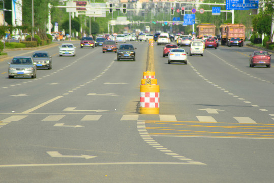 城市风光道路及交通设施