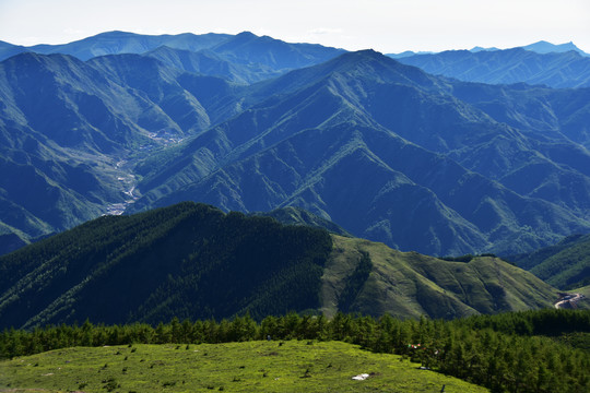 五台山南台南山风景