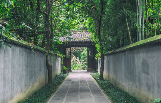 成都杜甫草堂风光