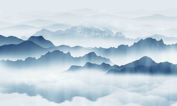 水墨山水畫