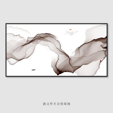 抽象水墨畫