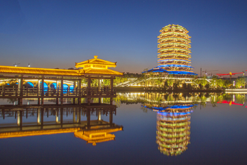 齐盛湖夜景