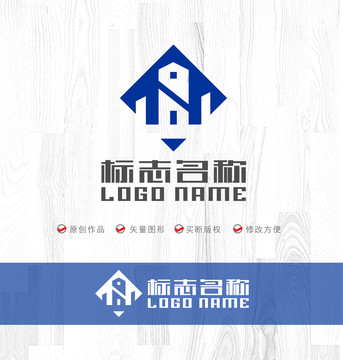 山字建筑標(biāo)志
