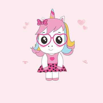 獨(dú)角獸小女孩