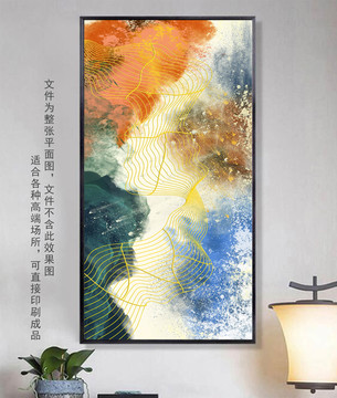 歐式線條裝飾畫